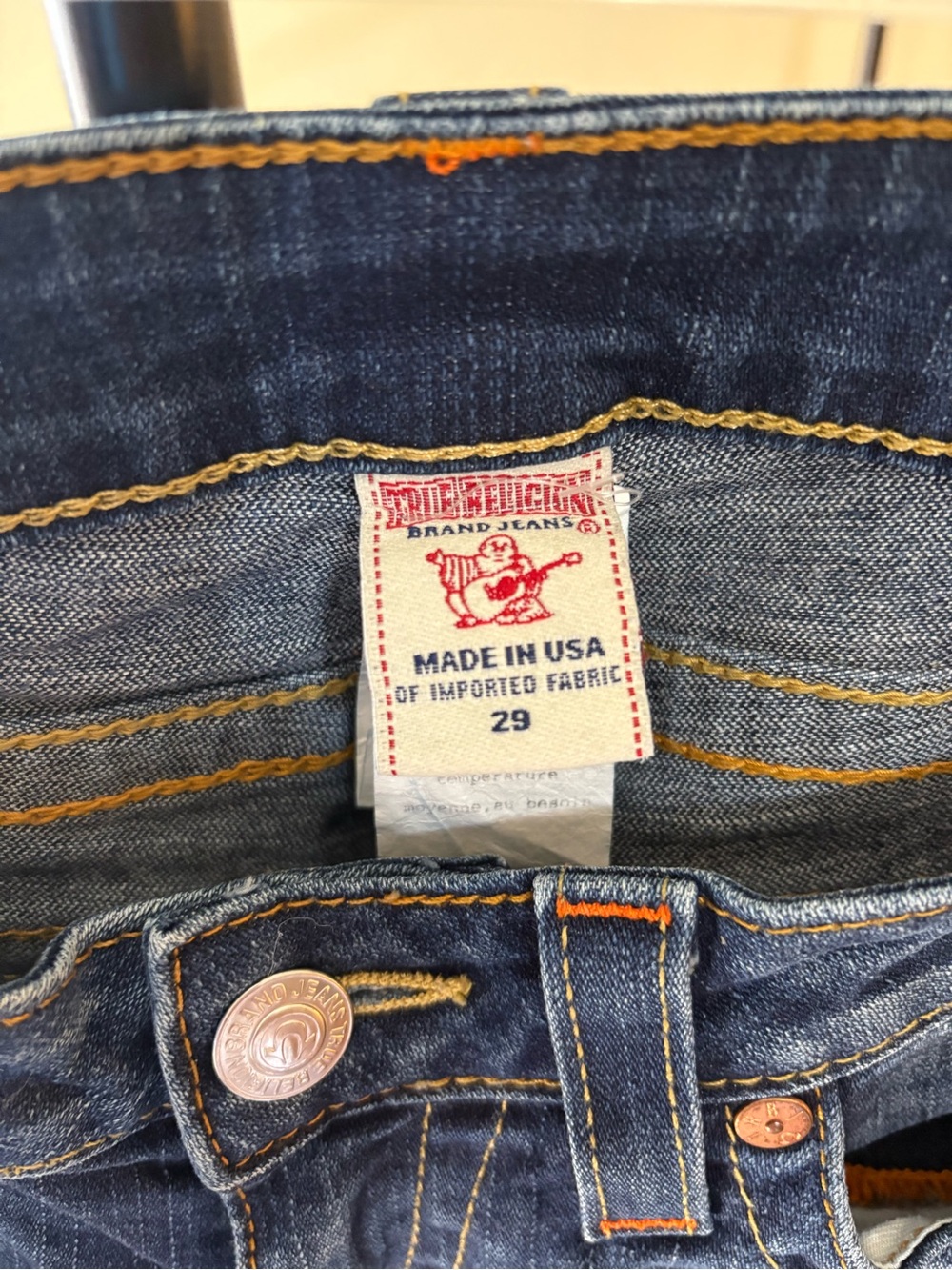 True Religion Joey Jeans - Low Rise Y2K - Picture 3 of 6
